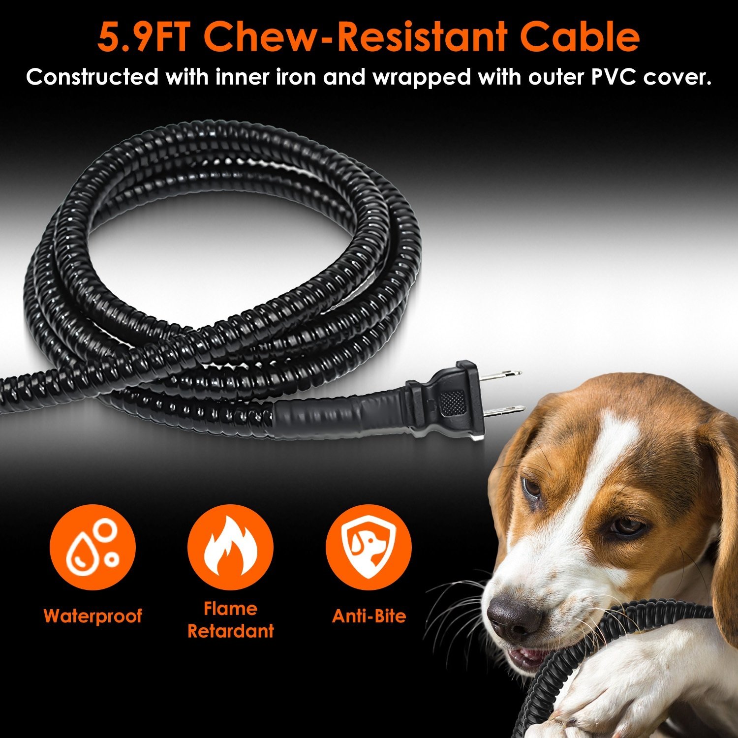 Heated Pet Water Bowl – 2.2L Thermostatic Water Bowl for Dogs & Cats - Image 3