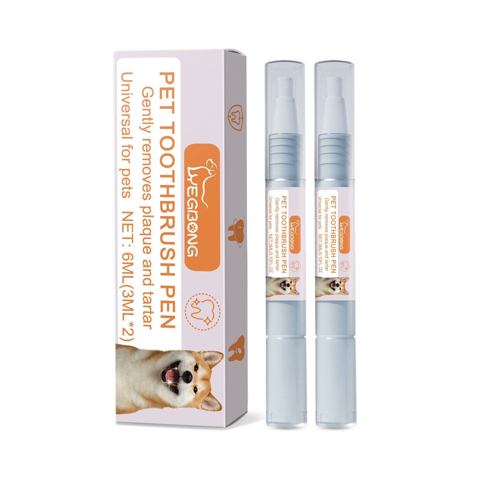 Pet Teeth Cleaning Pen 2-Pack | Plaque & Tartar Remover for Dogs & Cats - Fresh Breath in 7 Days - Image 9