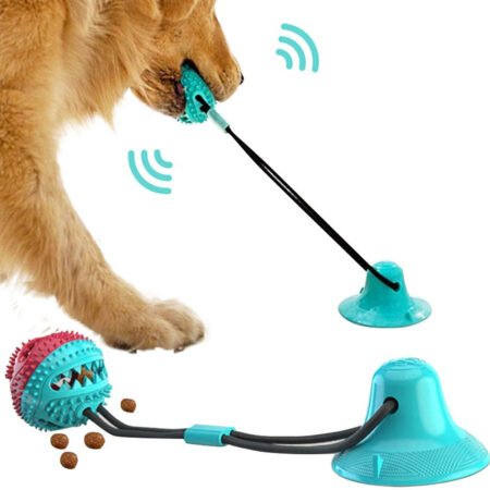 Dog Suction Cup Tug Toy - Interactive Chew Toy & Teeth Cleaning for Dogs