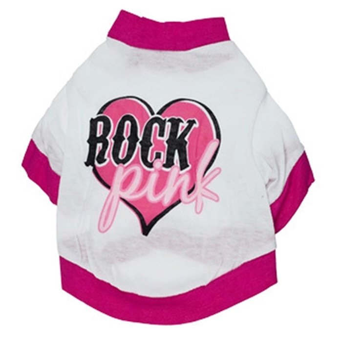 Rock Pink Pet T-Shirt – Soft Cotton Tee for Dogs & Cats - Image 2
